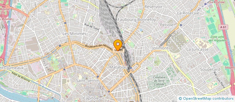 localisation de l'entreprise URBATIS à TOULOUSE