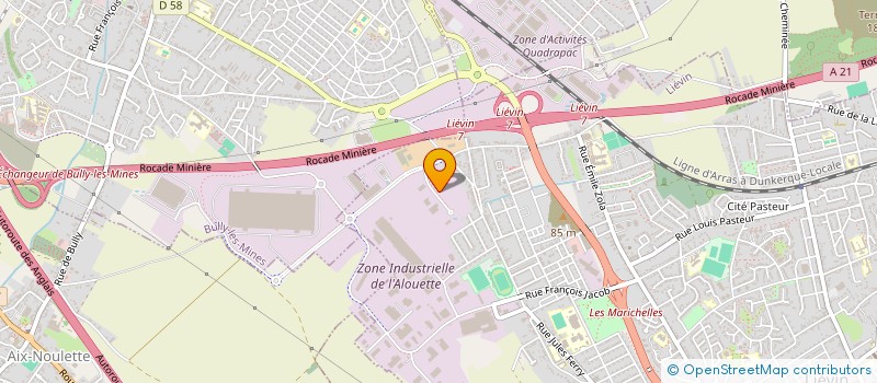 localisation de l'entreprise URBAVERT IMMO à ARRAS