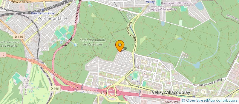 localisation de l'entreprise URBAVISION à VELIZY-VILLACOUBLAY