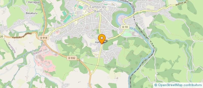 localisation de l'entreprise URBEGI  CAMBO-LES-BAINS