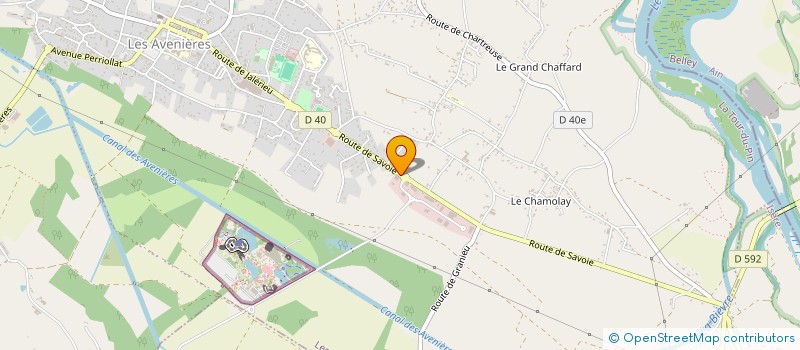 localisation de l'entreprise URBEN SERVICE AUTOS à LES AVENIERES VEYRINS-THUELLIN