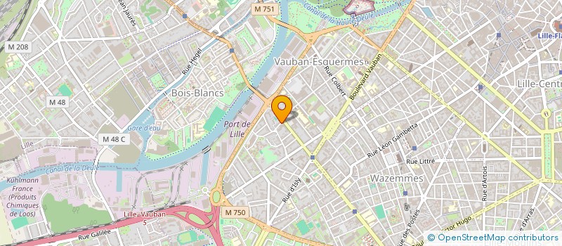 localisation de l'entreprise URBES FRANCE à LILLE