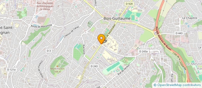 localisation de l'entreprise URBEX à BOIS-GUILLAUME