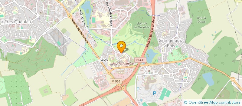 localisation de l'entreprise URBI  METZ