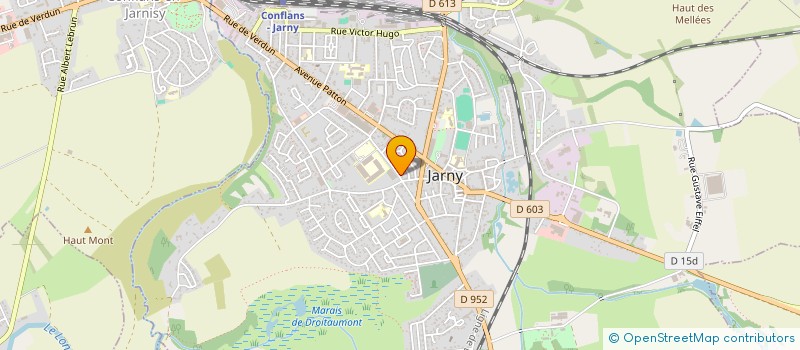 localisation de l'entreprise URBI  JARNY