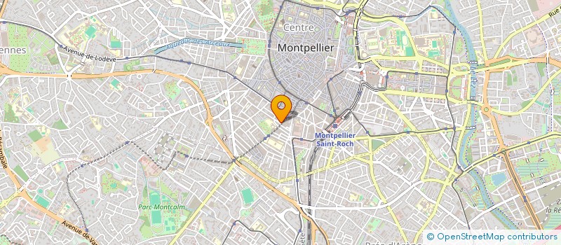 localisation de l'entreprise URBI à MONTPELLIER