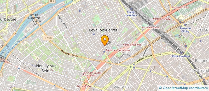 localisation de l'entreprise URBI ET VALOREM à LEVALLOIS-PERRET