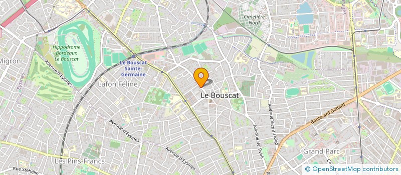 localisation de l'entreprise URBI-MEDIA à LE BOUSCAT