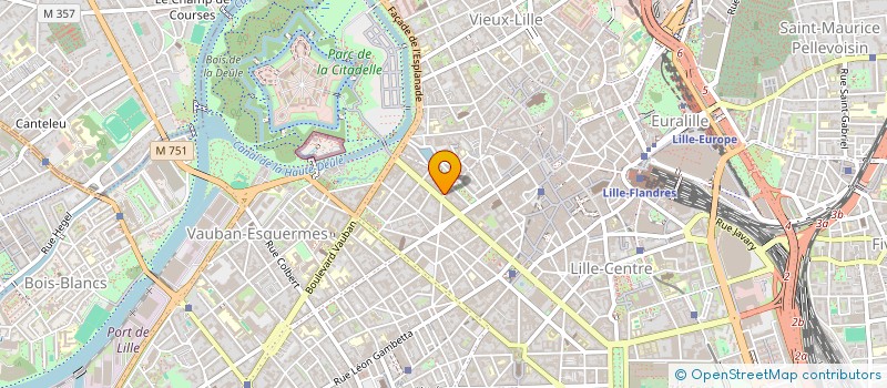 localisation de l'entreprise URBIA  LILLE