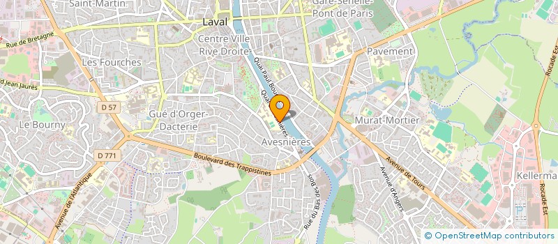 localisation de l'entreprise URBICOM CONSEIL à LAVAL