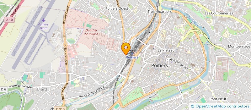 localisation de l'entreprise URBICOV  POITIERS