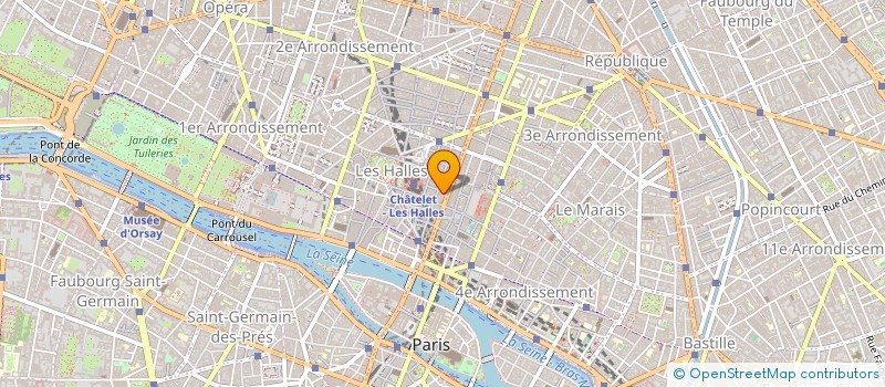 localisation de l'entreprise URBIFLORA à PARIS