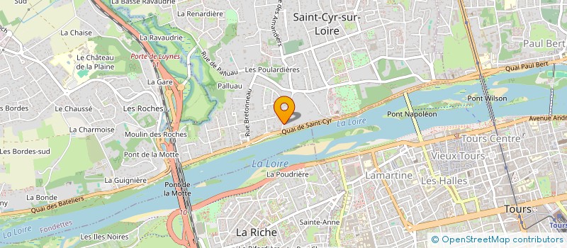 localisation de l'entreprise URBILATERIA  SAINT-CYR-SUR-LOIRE
