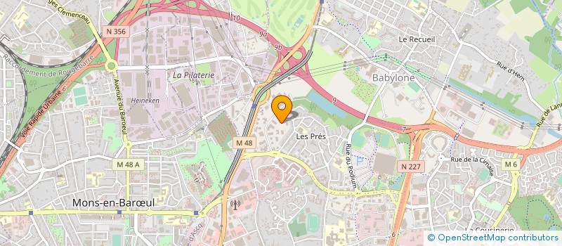 localisation de l'entreprise URBILOG à VILLENEUVE-D'ASCQ