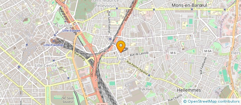 localisation de l'entreprise URBILOG HUMANUM EST à LILLE