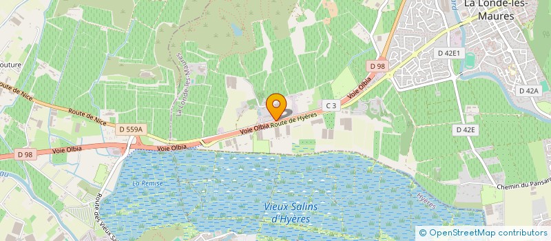 localisation de l'entreprise URBIN HOLDING  LA LONDE-LES-MAURES