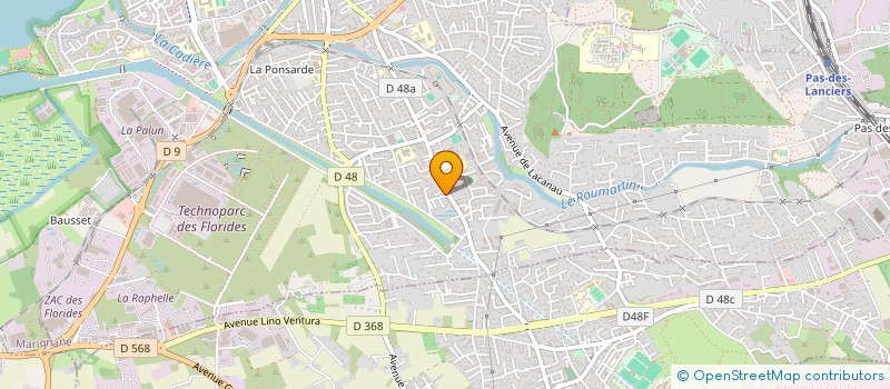 localisation de l'entreprise URBITEC  MARIGNANE