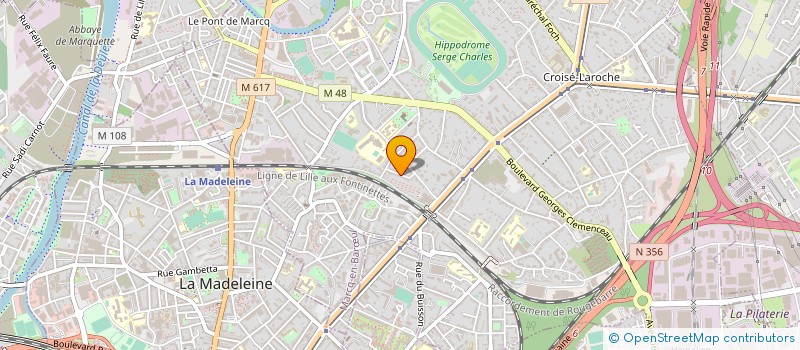 localisation de l'entreprise URBIX à MARCQ-EN-BARŒUL