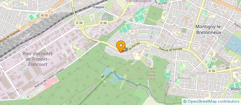 localisation de l'entreprise URBLOCK  MONTIGNY-LE-BRETONNEUX