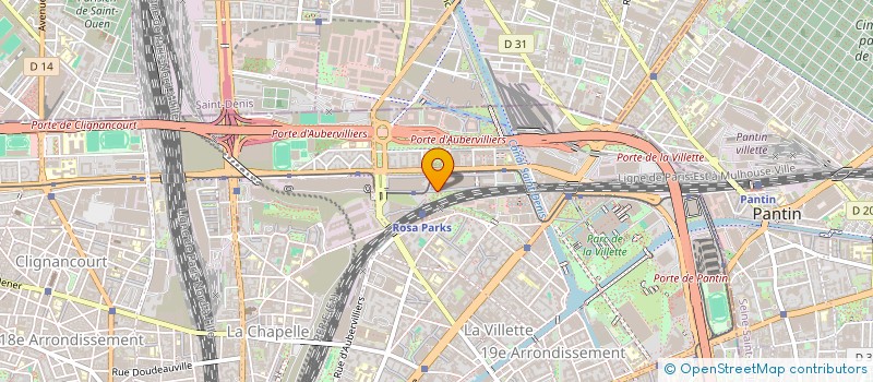 localisation de l'entreprise URBRAIN  PARIS