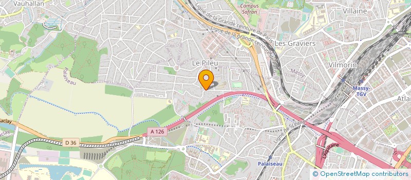 localisation de l'entreprise URBS AUDIO  PALAISEAU