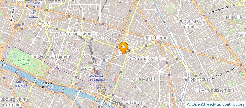 localisation de l'entreprise URBZ à PARIS