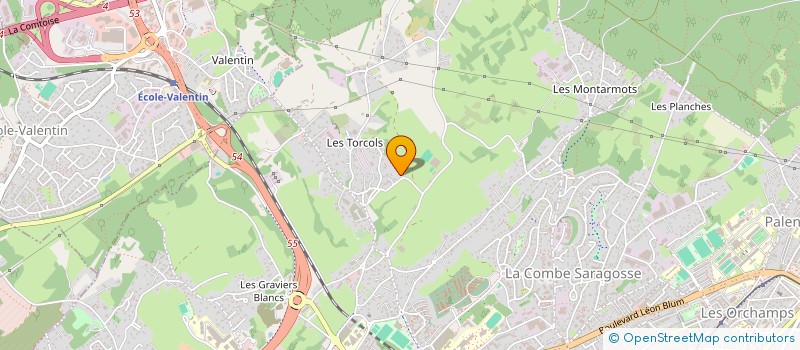localisation de l'entreprise URCA  BESANCON