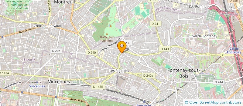 localisation de l'entreprise URCV à FONTENAY-SOUS-BOIS