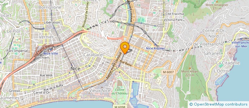 localisation de l'entreprise URCYL  NICE