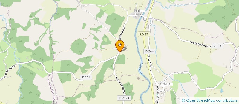 localisation de l'entreprise URDAITE MEMORIA, MEMOIRE DE URDAITE  NABAS