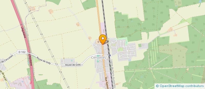 localisation de l'entreprise URE DENOIX à CERCOTTES