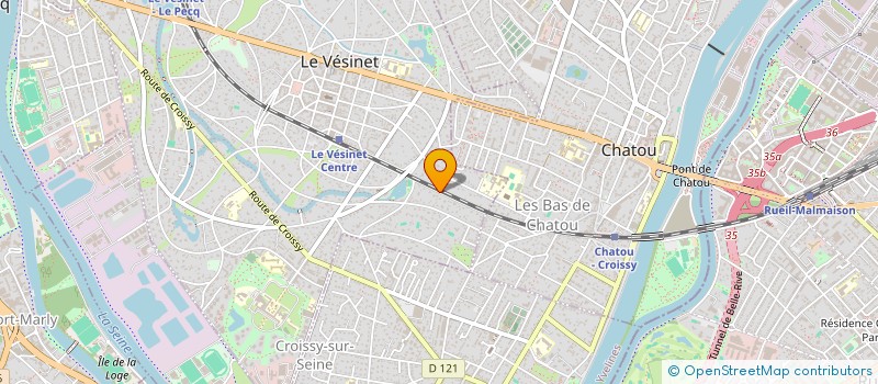 localisation de l'entreprise UREDU à LE VESINET