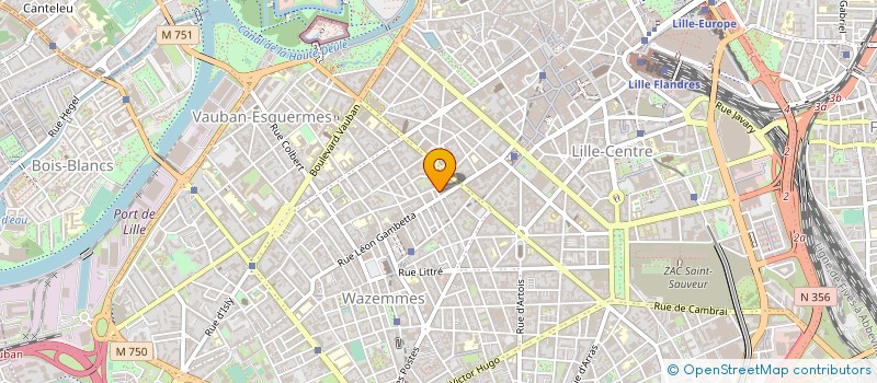 localisation de l'entreprise UREFI à LILLE