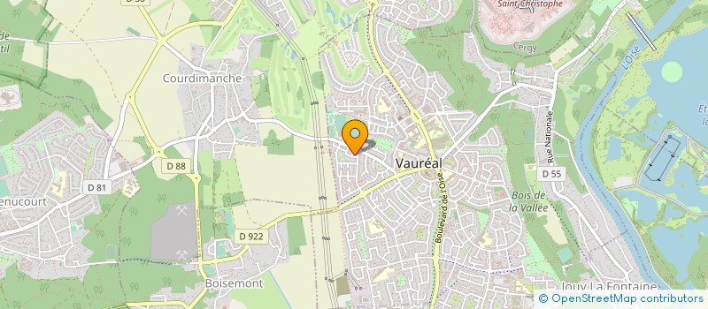 localisation de l'entreprise UREHAB  VAUREAL