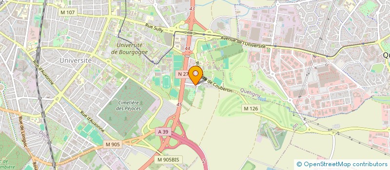 localisation de l'entreprise UREK  DIJON