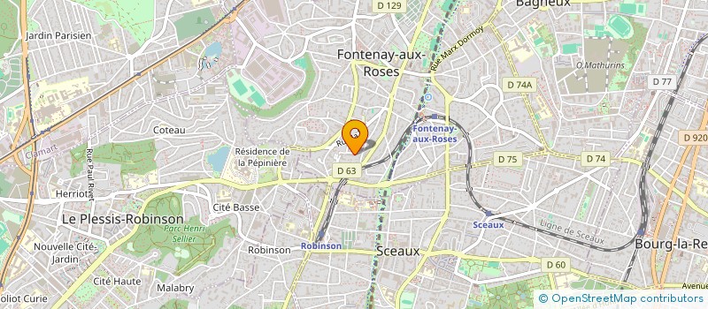 localisation de l'entreprise URFE à FONTENAY AUX ROSES