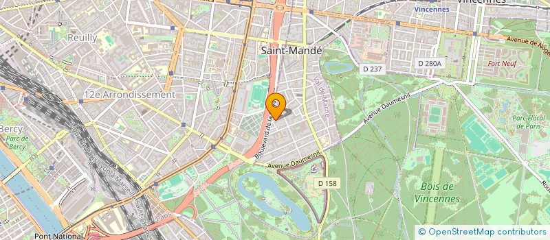 localisation de l'entreprise URFE PARIS à SAINT-MANDE