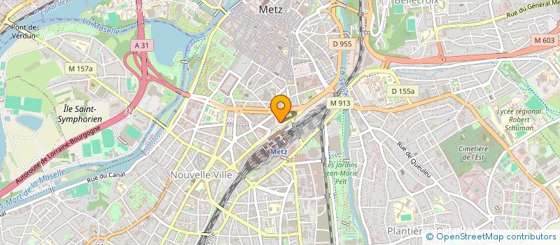 localisation de l'entreprise URGEANCE  METZ