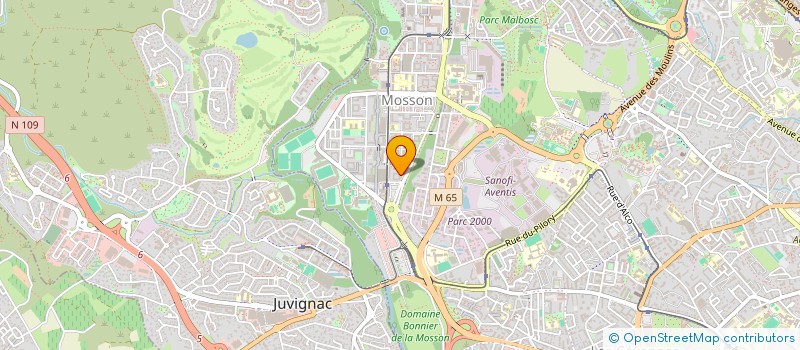 localisation de l'entreprise URGENC'ELEC à MONTPELLIER