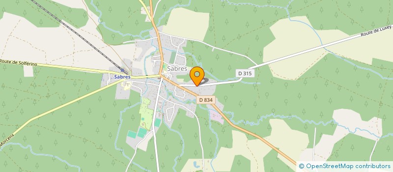 localisation de l'entreprise URGENCE 40 à SABRES
