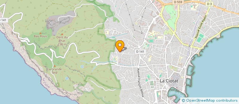 localisation de l'entreprise URGENCE AVC  LA CIOTAT