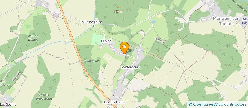 localisation de l'entreprise URGENCE COUVERTURE  WARLUIS