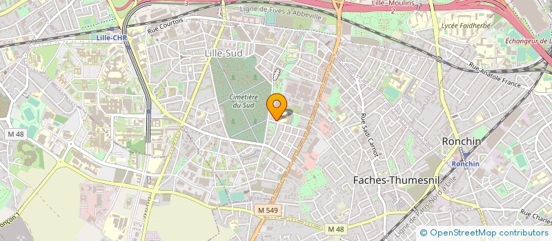 localisation de l'entreprise URGENCE DEPANNE HEURE à LILLE