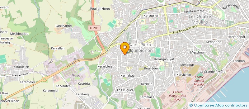 localisation de l'entreprise URGENCE DISPOSITIF D ASSISTANCE ET PREMIERS SECOURS à BREST