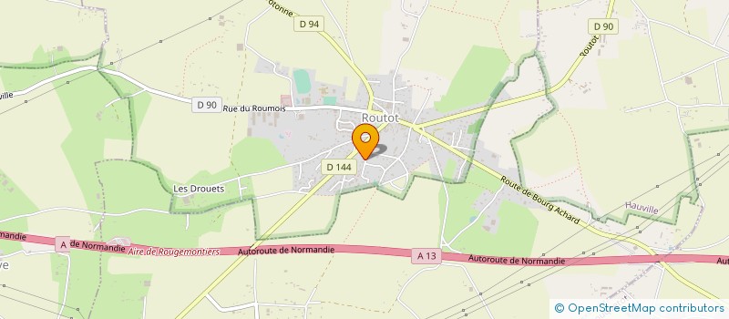 localisation de l'entreprise URGENCE ET SECURITE DU TRAVAIL à ROUTOT