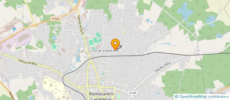 localisation de l'entreprise URGENCE FAUNE SAUVAGE DE SOLOGNE à ROMORANTIN-LANTHENAY