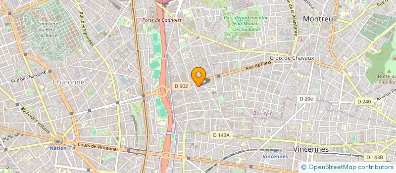 localisation de l'entreprise URGENCE HUMANITAIRE ET ALIMENTAIRE AU SOUDAN ( U-HAS ) à MONTREUIL