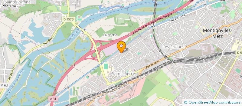 localisation de l'entreprise URGENCE KINE 57  MOULINS-LES-METZ