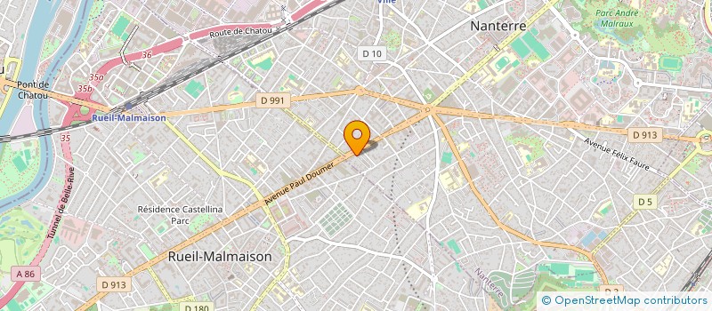 localisation de l'entreprise URGENCE NANTERRE à NANTERRE