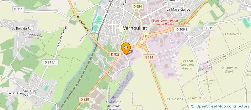 localisation de l'entreprise URGENCE PARE-BRISE à VERNOUILLET